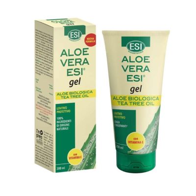 ESI Aloe Vera Gel Vitamin E & Tea Tree Oil, 200ml