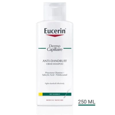 Eucerin DermoCapillaire Anti-Dandruff Creme Shampoo (Dry Hair), 250ml