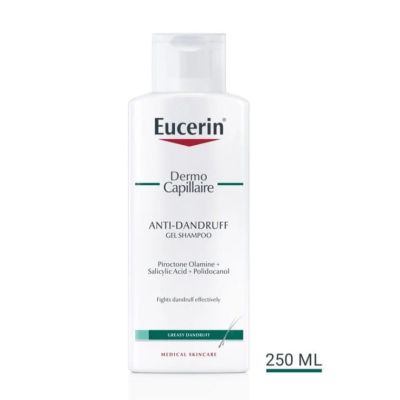 Eucerin DermoCapillaire Anti-Dandruff Greasy Shampoo, 250ml