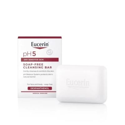 Eucerin pH5 Soap Free Cleansing Bar, 100g