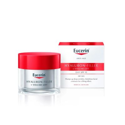 Eucerin Hyaluron-Filler + Volume-Lift Day Cream SPF15 Dry Skin, 50ml