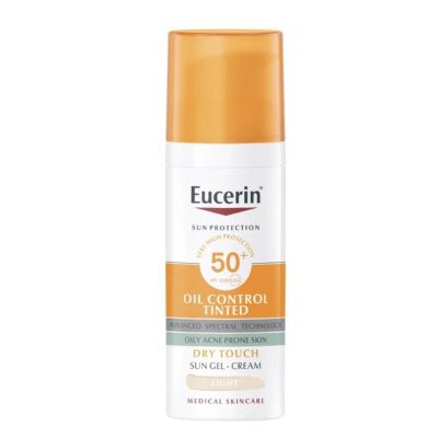 Eucerin Sun Face Oil Control Tinted Light SPF50, 50ml