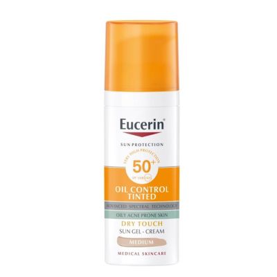Eucerin Sun Face Oil Control Tinted Medium SPF50, 50ml