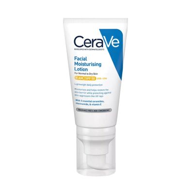 CeraVe AM Facial Moisturising Lotion with SPF50, 52ml
