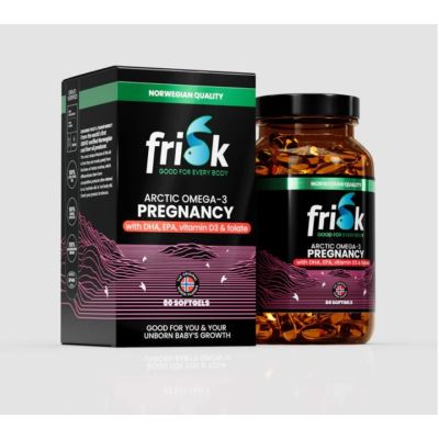 Frisk  Arctic  Omega-3  for  Pregnancy,  80 Caps