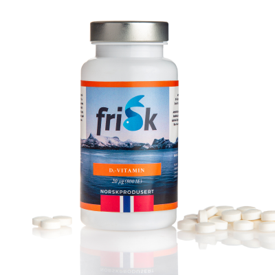 Frisk D3-vitamin 20 µg,  120 Caps