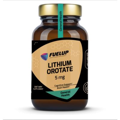 FuelUp Lithium Orotate 5mg x 60 VegCaps