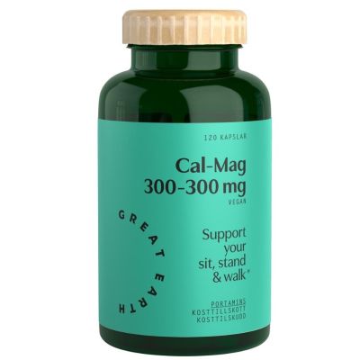 Great Earth Calcium Magnesium 300/300mg x 120 Capsules