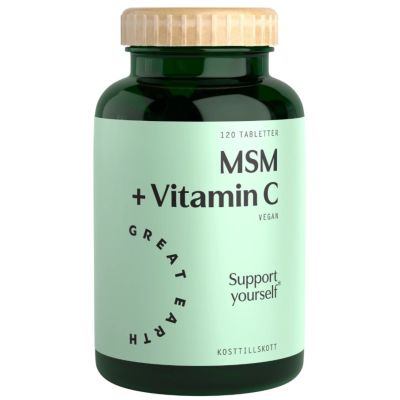 Great Earth MSM 1000mg & Vitamin C x 120 Tablets