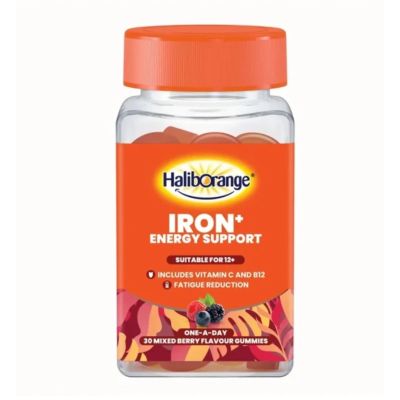 Haliborange Iron+ Energy Support x 30 Gummies