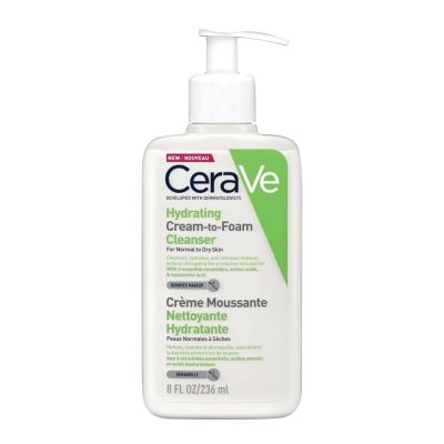 CeraVe Hydrating Cream-to-Foam Cleanser, 236ml
