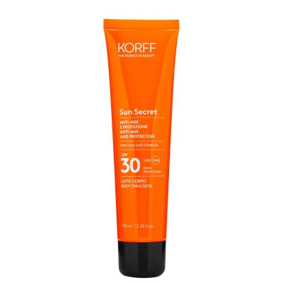 Korff Sun Secret Antiage and Protection Body Emulsion SPF30, 100ml