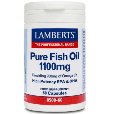 Lamberts Pure Fish Oil 1100mg x 60 Capsules