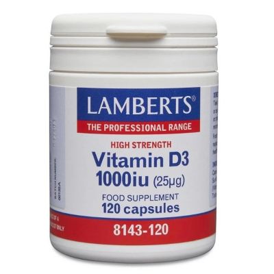 Lamberts Vitamin D3 1000 IU X 120 Capsules