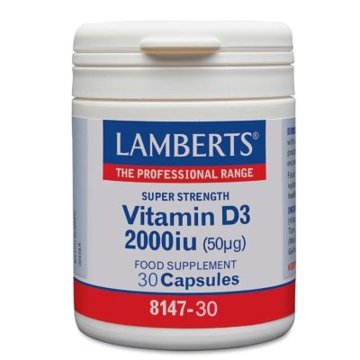 Lamberts Vitamin D3 2000 IU x 30 Capsules