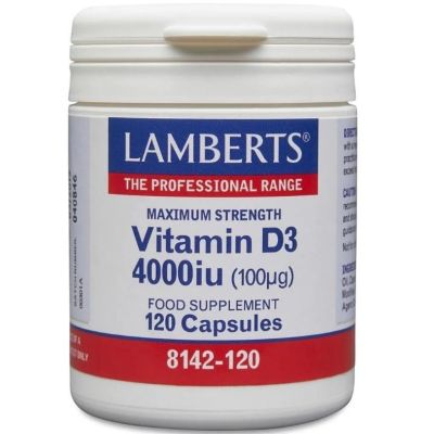Lamberts Vitamin D3 4000 IU x 120 Capsules