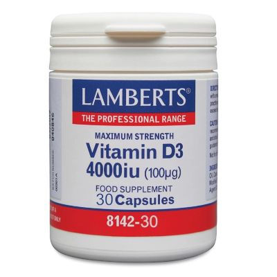 Lamberts Vitamin D3 4000 IU x 30 Capsules
