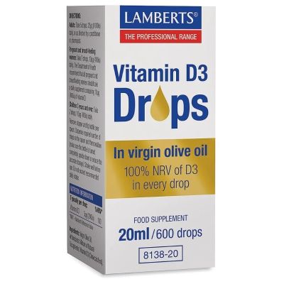 Lamberts Vitamin D3 Drops, 20ml