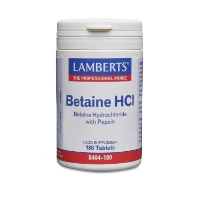 Lamberts Betaine HCl with Pepsin x 180 Tablets 