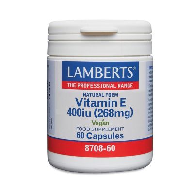 Lamberts Natural Vitamin E 400 IU x 60 Capsules
