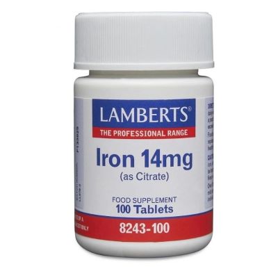 Lamberts Iron 14mg x 100 Tablets