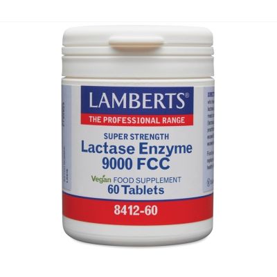 Lamberts Lactase Enzyme 9000 FCC x 60 Tablets 