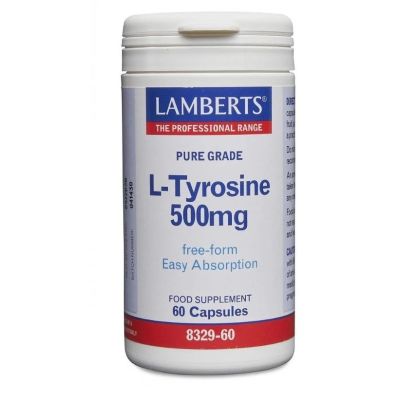 Lamberts L-Tyrosine 500mg x 60 Capsules 