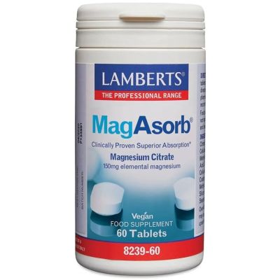 Lamberts MagAsorb 150mg x 60 Tablets