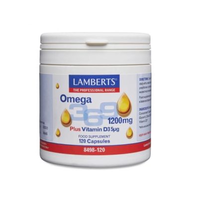 Lamberts Omega 3-6-9 1200mg x 120 Capsules 