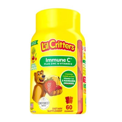 L’il Critters Immune C Plus Zinc & Vitamin D x 60 Gummies