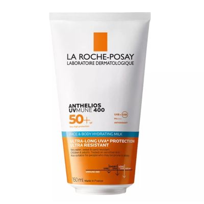 La Roche Posay Anthelios UVMune 400 Face & Body Hydrating Milk (SPF 50+), 150ml