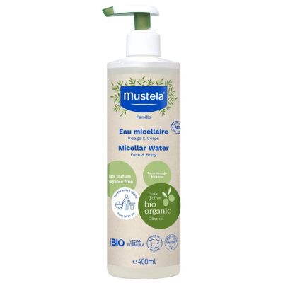 Mustela Micellar Water Face & Body, 400ml