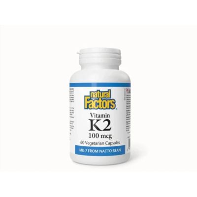 Natural Factors Vitamin K2 100mcg x 60 Caps