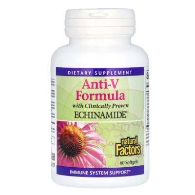 Natural Factors Anti-V Formula Echinamide x 60 Softgels