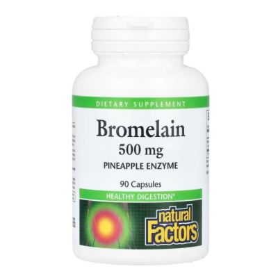 Natural Factors Bromelain 500mg x 90 Capsules