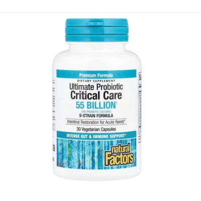 Natural Factors Ultimate Probiotic 55 Billion Live Probiotic Cultures x 30 Caps