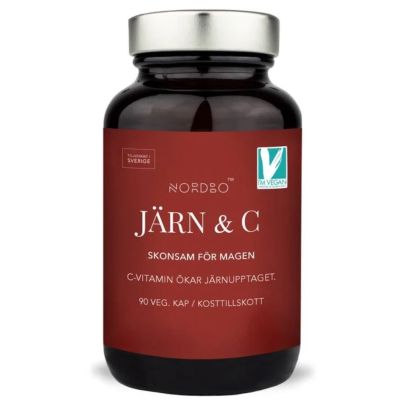 NORDBO Iron & Vitamin C x 90 Capsules