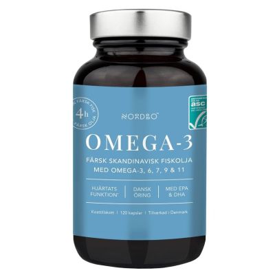 NORDBO Omega-3 x 120 Capsules