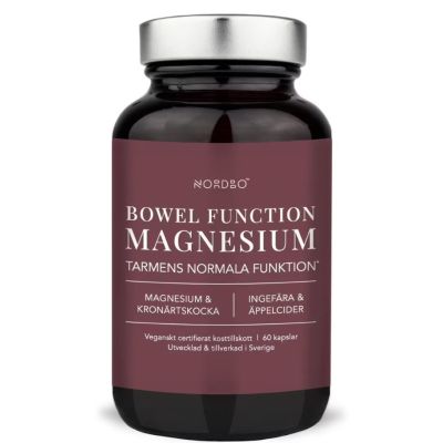 NORDBO Bowel Function Magnesium x 60 Capsules