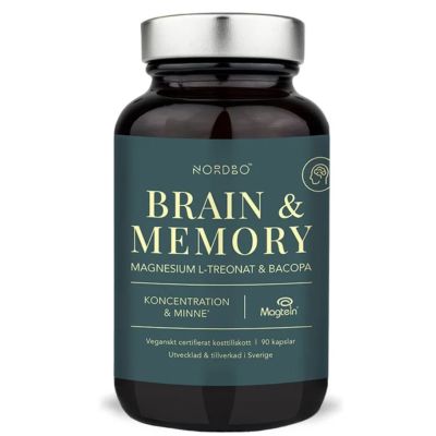 NORDBO Brain & Memory Magnesium x 90 Capsules