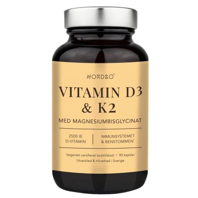 NORDBO Vitamin D3 & K2 x 90 Capsules