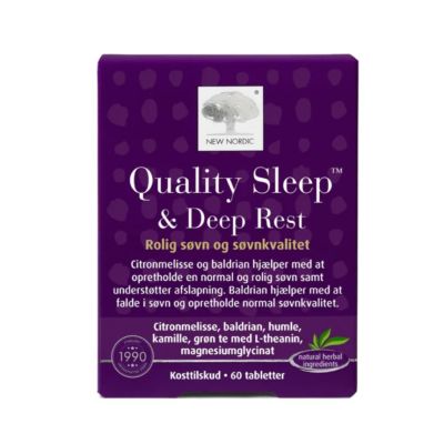 New Nordic Quality Sleep & Deep Rest x 60 Tablets