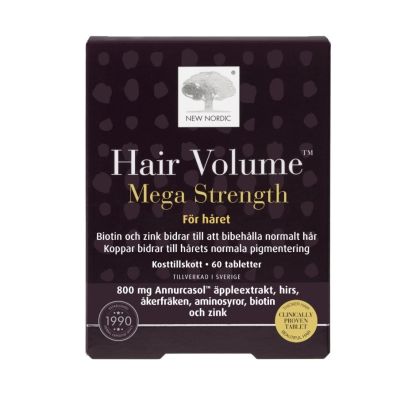 New Nordic Hair Volume Mega Strength x 60 Tablets