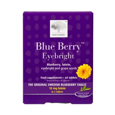 New Nordic Blue Berry Eyebright x 60 Tablets