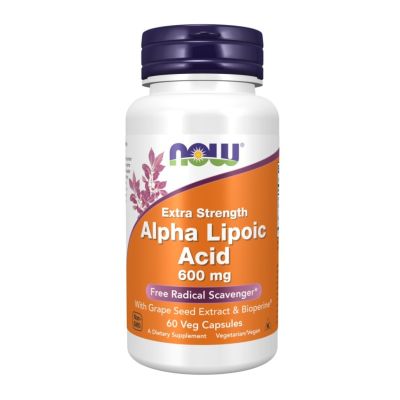 Now Alpha Lipoic Acid Extra Strength 600mg x 60 Capsules