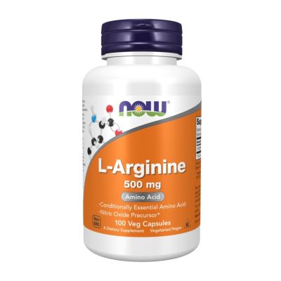 NOW L-Arginine 500mg x 100 Capsules