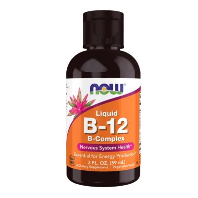 NOW Vitamin B-12 Complex Liquid, 59ml