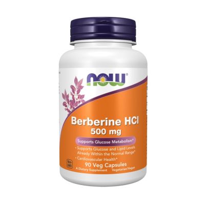 NOW Berberine HCl 500mg x 90 Veg Capsules