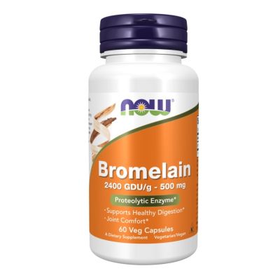 NOW Bromelain 500mg x 60 Capsules