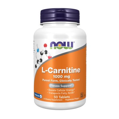 NOW L-Carnitine 1000mg x 50 Tablets